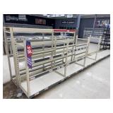(5) 4' Steel Retail Rack Sections W/ Platforms