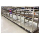 Steel Frame Retail Rack Unit 24'x22'x58'