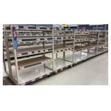 Steel Frame Retail Rack Unit 24'x22'x58'