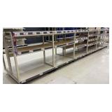 Steel Frame Retail Rack Unit 24'x22'x48'