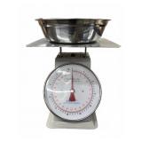16'T Mechanical Scale with Bowl, 55lb Capacity