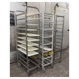 (3) Commercial Bakery Sheet Pan Racks