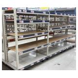 Steel Frame Retail Rack Unit 12'x24'x58'