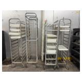 (4) Commercial Bakery Sheet Pan Racks