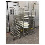 (3) Commercial Bakery Sheet Pan Racks