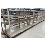 Steel Frame Retail Rack Unit 24'x22'x58'