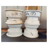 (4) 9"x6" 5-Hole Rims