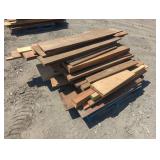 Pallet of Mixed Hardwood Lumber Planks