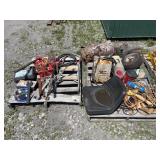Hand Tools, Wheel, Seat, and Parts Lot