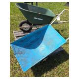 2 Wheelbarrows, Solid Rubber Tires