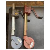 (2) Bulldog Trailer Jacks with Wheels
