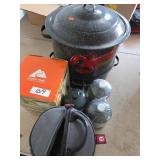 Ozark Trail Lantern, Propane, and Lobster Pot Set