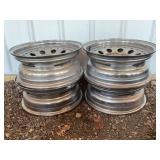 Four 16x7 Inch Steel Rims