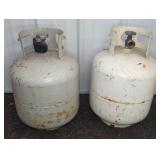Two Used 20 LB Propane Tanks, Empty