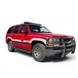 2001 Chevrolet Tahoe LT 4x4 SUV With Light Bar