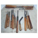 Woodturning Chisels and Gouges Set