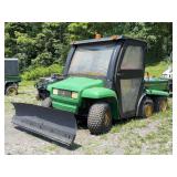 John Deere Gator 6x4 Utility Vehicle with Plow