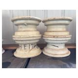 (4) 10"x6" 4-Hole Rims
