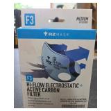 RZ Mask F3 Hi-Flow Electrostatic Carbon Filters