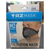 (2) RZ Mask M2 Mesh Air Filtration Mask L
