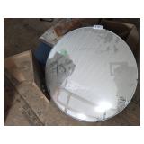 Round Convex Security Mirror With Mount