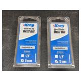 (2) Kreg Shelf Pin Jig Drill Bit 1/4 Inch 5mm