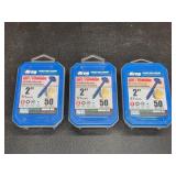 (3) Kreg 2 Inch Pocket-Hole Screws 50 Ct