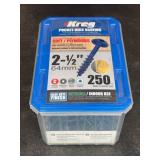 Kreg 2-1/2 Inch Pocket-Hole Screws 250 Count
