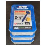 (3) Kreg Pocket-Hole Screws 2-1/2 Inch