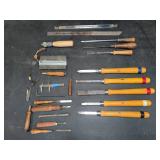 Craftsman Woodturning Tool Lot Mixed Brands