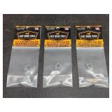 (3) Easy Wood Tools 1/8" Beading Cutters