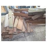 Lumber and Pegboard Display Rack Lot