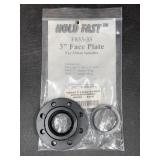 Hold Fast 3" Face Plate for 33mm Spindles