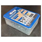 Kreg 1-1/4 Inch Pocket-Hole Screws 1200 Pack