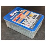 Kreg 1-1/4" Pocket-Hole Screws, 1200 Ct