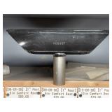 Robust 9in Comfort Rest With 1 Inch Post