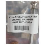 8" Salt Mill Mechanism Ceramic Grinder USA Made