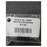 Niles SS-9000 Stainless Steel Bottle Stopper