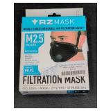 RZ Mask M2.5 Large Black Filtration Mask Kit