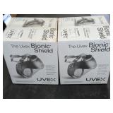 (2) Uvex Bionic Shield Faceshields by Honeywell