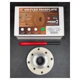 Oneway 4" No-Flex Faceplate 1-1/4" x 8 TPI
