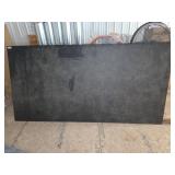 Black Laminate Composite Panel Approximately 1/2"