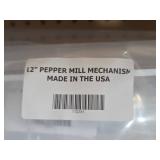 12 Inch Pepper Mill Mechanism Made In USA 3 Total