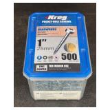Kreg 1 Inch Pocket-Hole Screws 500 Count