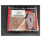 Nova 9029 3" x 1" Faceplate 1"-8 Thread