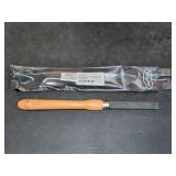 Robust Large Square Nose Scraper With Maple