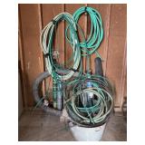 Garden Hoses and Irrigation Supplies Lot