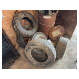 Used Tires and Steel Wheels Lot