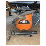 RIDGID HD1600 Wet Dry Vacuum 16 Gallon 6.5 HP