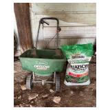 Scotts Deluxe Broadcast Spreader and Spectracide